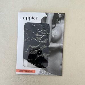 Bristols Six Black Lace Nippies NIP